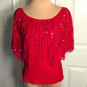 HeartSoul Sequin Top NWT